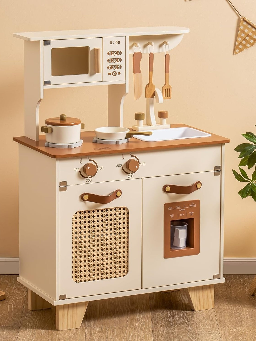 ROBOTIME Wooden Play Kitchen
Durable, stylish, and designed for ages 3+