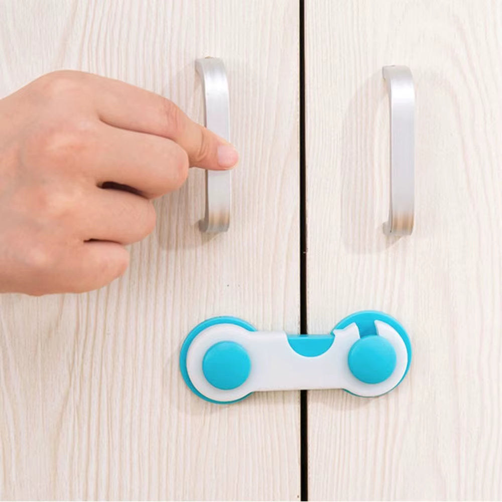 Baby Proof Cabinet Latches / Cabinet Drawer Door Fridge Blockers Lock / Child Proof Cabinet Locks for Kitchen