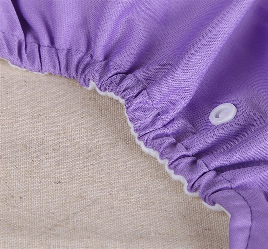 Baby Cloth Diapers 8 Pack Adjustable Washable and Reusable Pocket Diapers for Baby Girls-No Inserts