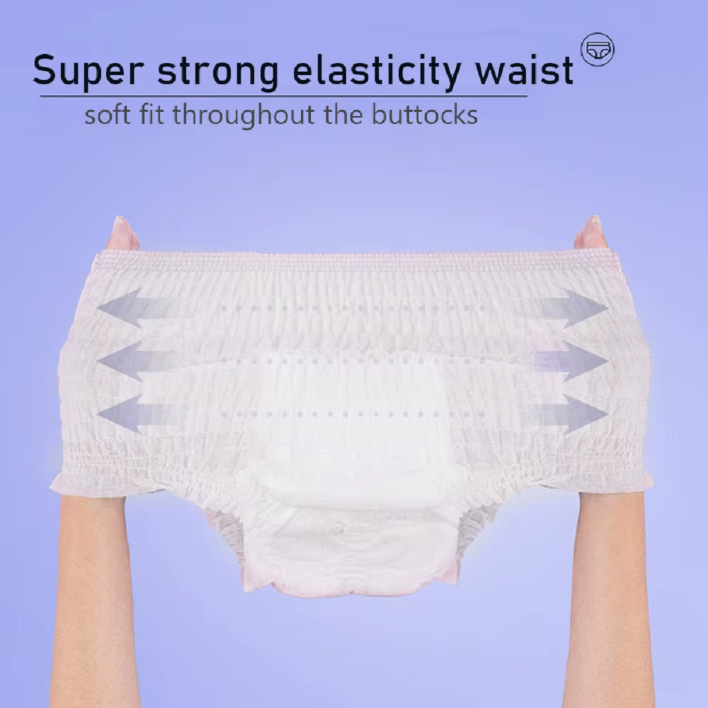 10Pc/Pack Large Size Disposable Menstrual Pad Underpants for Women Quick Absorption Postpartum Panties Adult Incontinence Briefs
